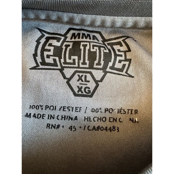VTG Y2K MMA ELITE SKULL GRAIL Men’s XL GRUNGE Poly Tech T-SHIRT Affliction Style - Picture 3 of 5